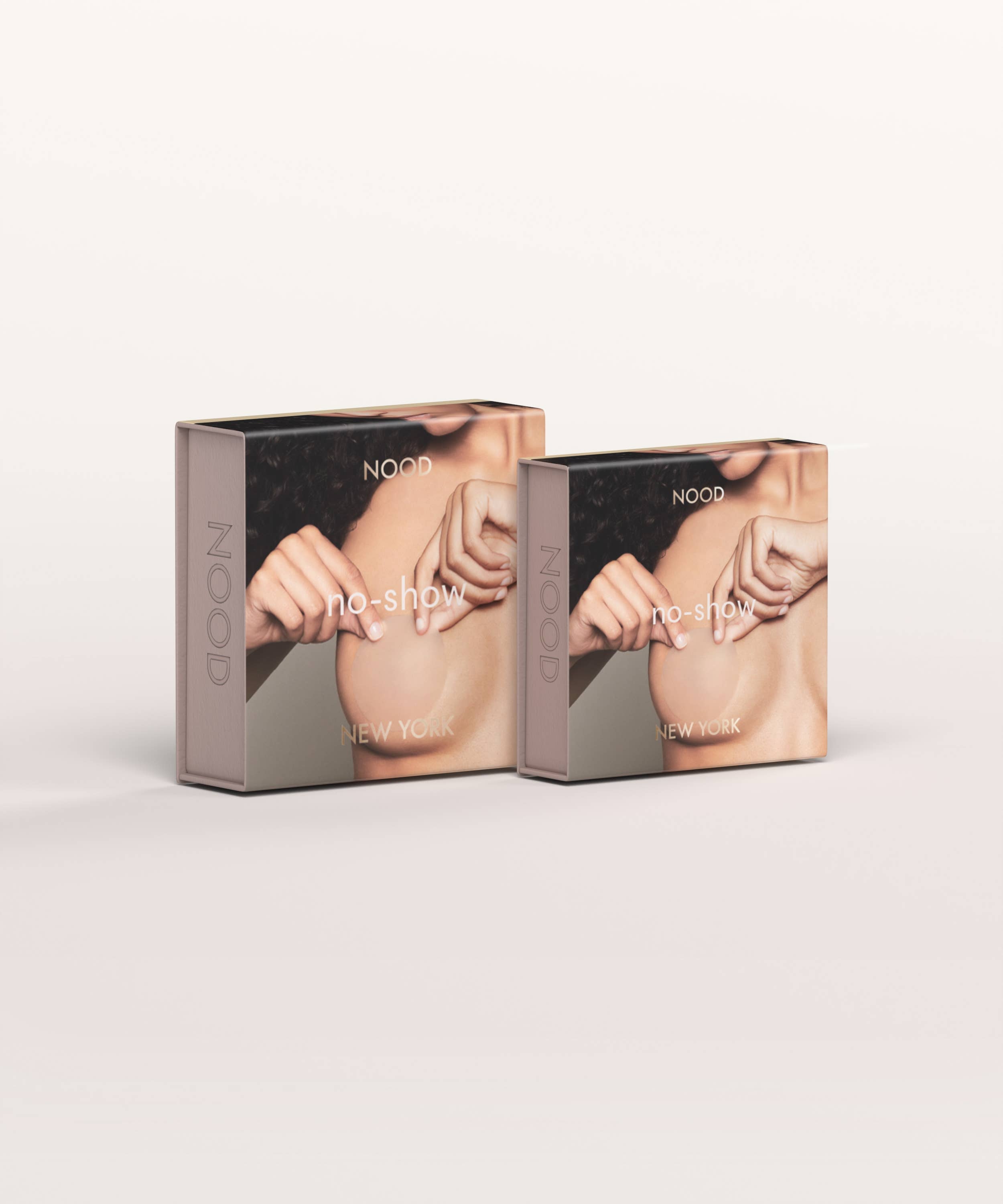 Image of NOOD - No-Show | Reusable Adhesive Nipple Covers: No 3 Buff / 3in.